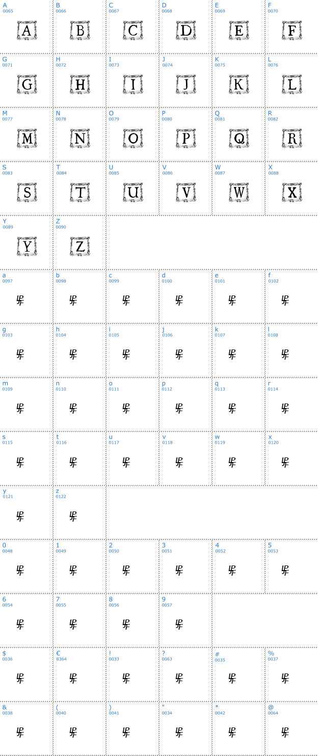 Schriftzeichen Qua Nauticale 3 Font