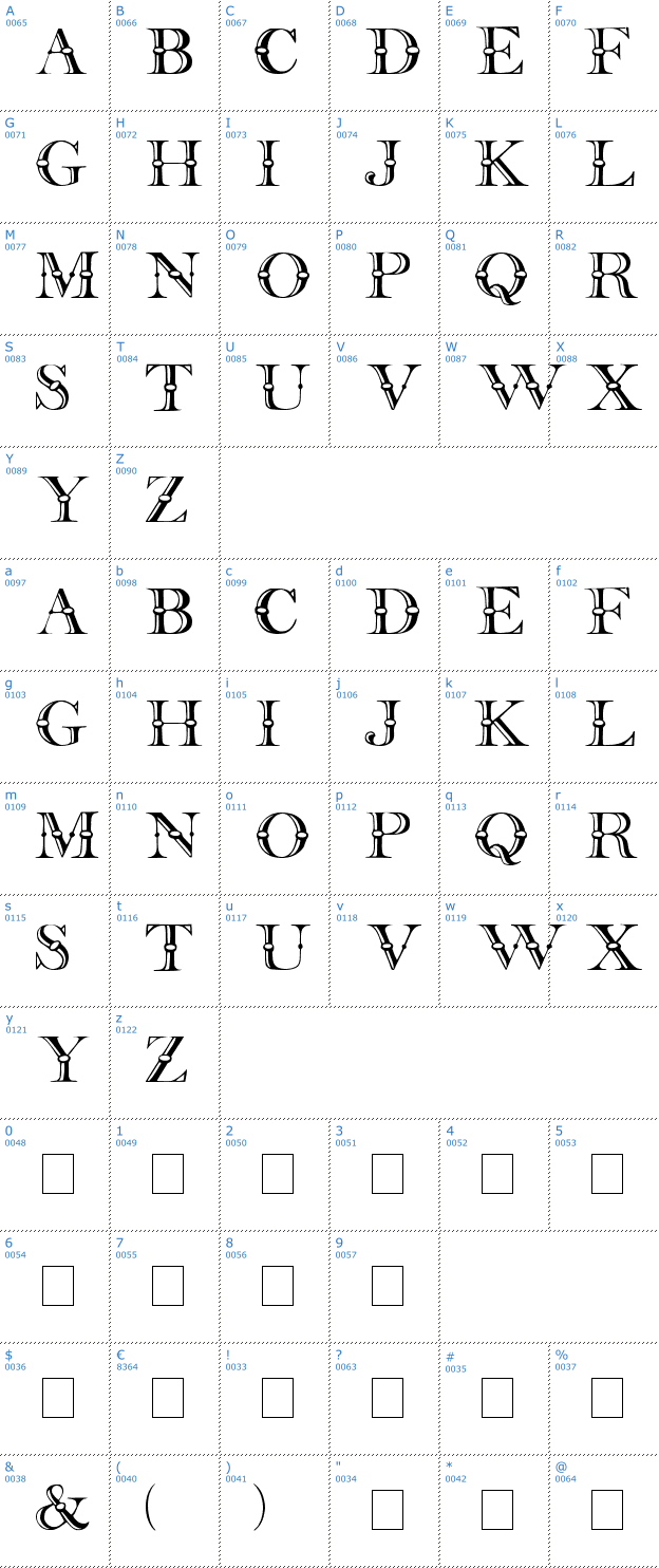 Schriftzeichen Beffle Font