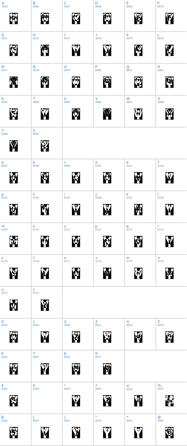 Schriftzeichen Why? Font