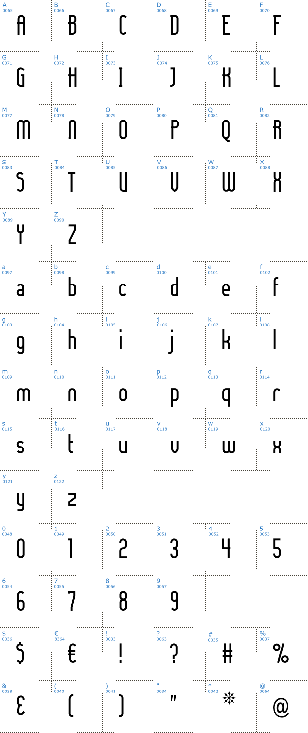 Schriftzeichen Lady Ice Font