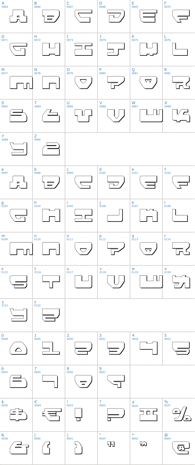 Schriftzeichen Loveladies Shadow Font