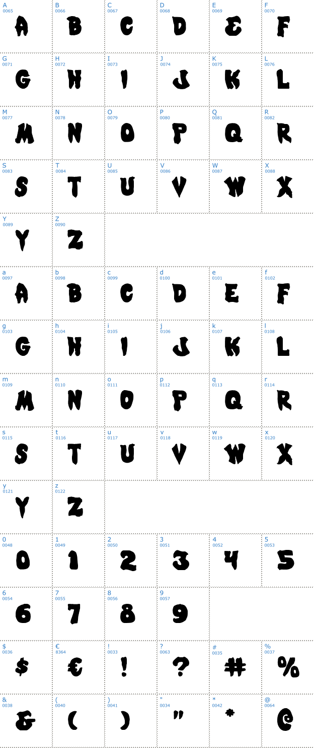 Schriftzeichen Mystic Singler Font