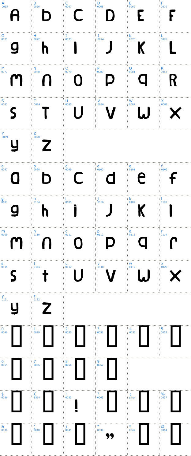 Schriftzeichen Natural Log Font