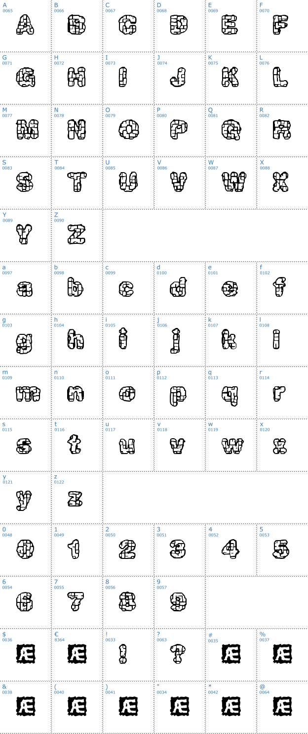 Schriftzeichen Katalyst active Font