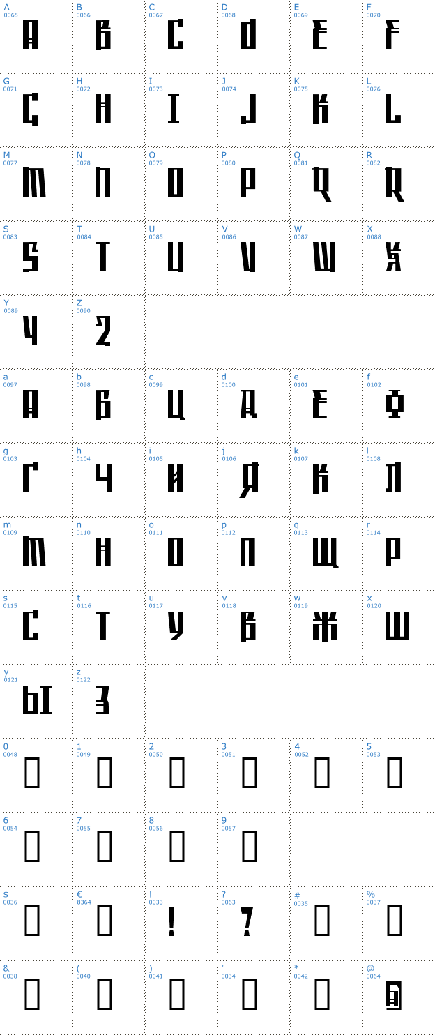 Schriftzeichen Saffron Font