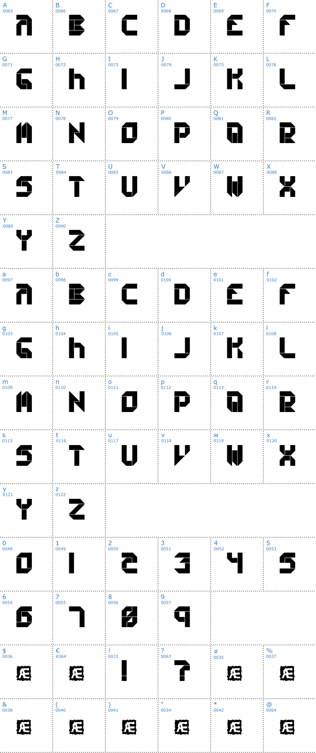 Schriftzeichen Collective BRK Font