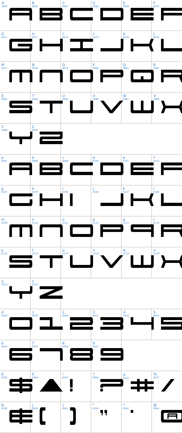 Schriftzeichen 911 Porscha Font