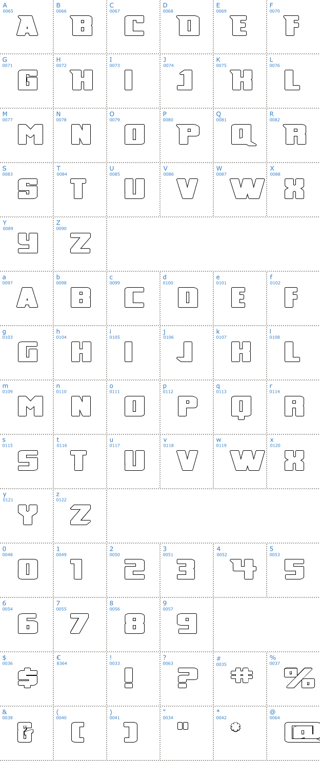 Schriftzeichen Broad Daylight Font