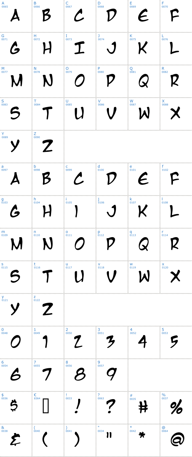 Schriftzeichen Manga Temple Font