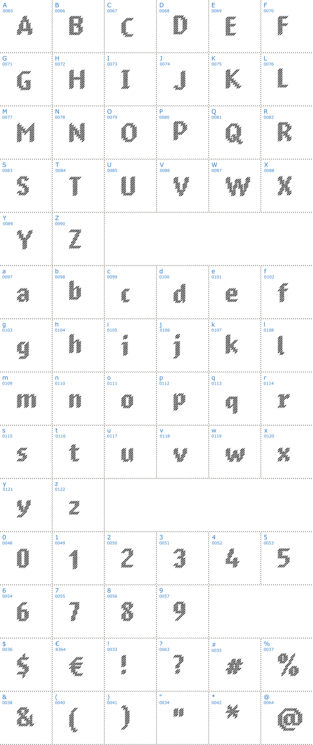 Schriftzeichen Murrx Font