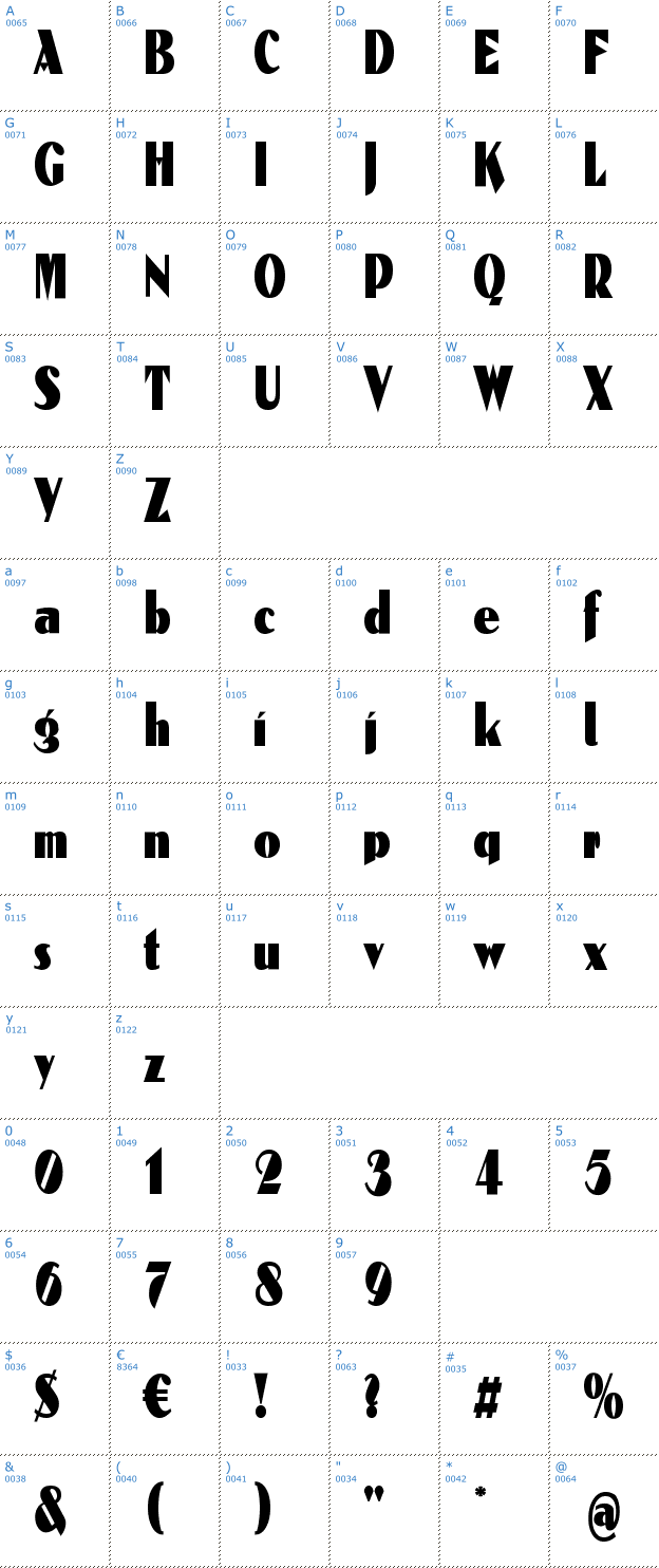 Schriftzeichen Reclamare Font
