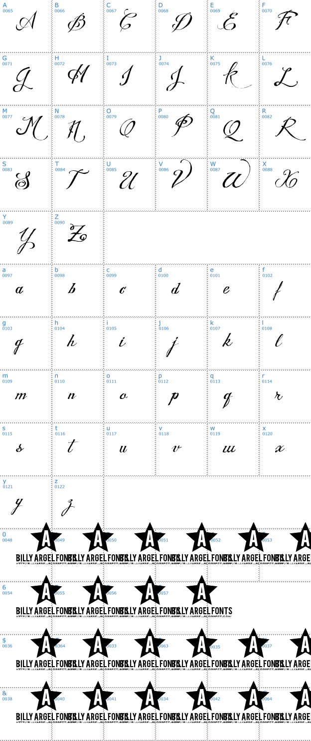 Schriftzeichen Wedding Nightmares Font