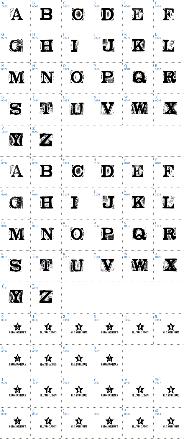 Schriftzeichen Network Vampires Font