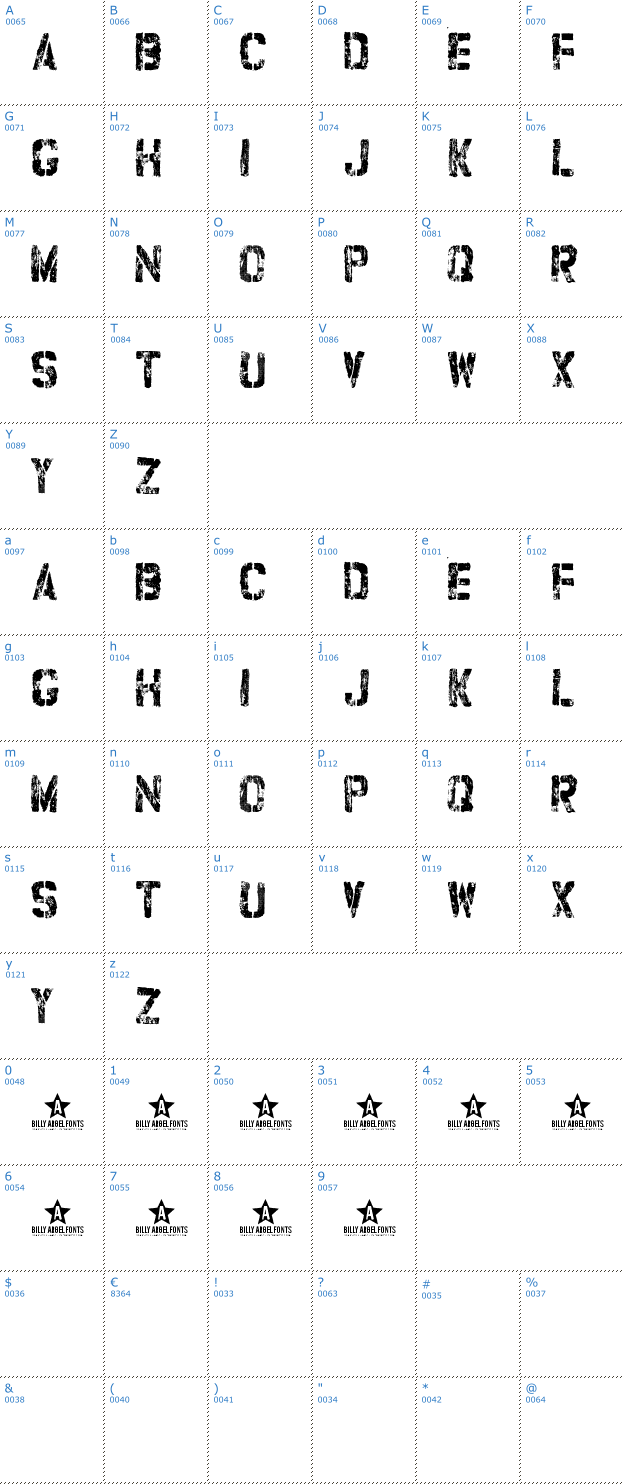 Schriftzeichen Refurbished Font