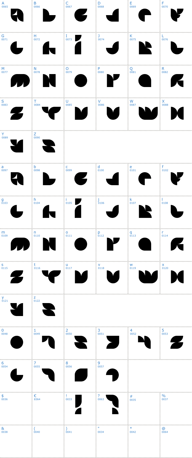 Schriftzeichen Otscookie Font
