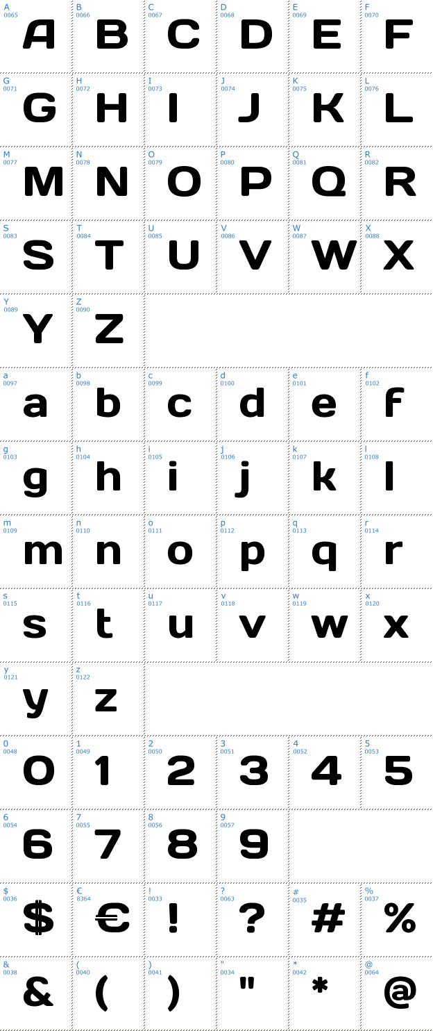 Schriftzeichen Days Font