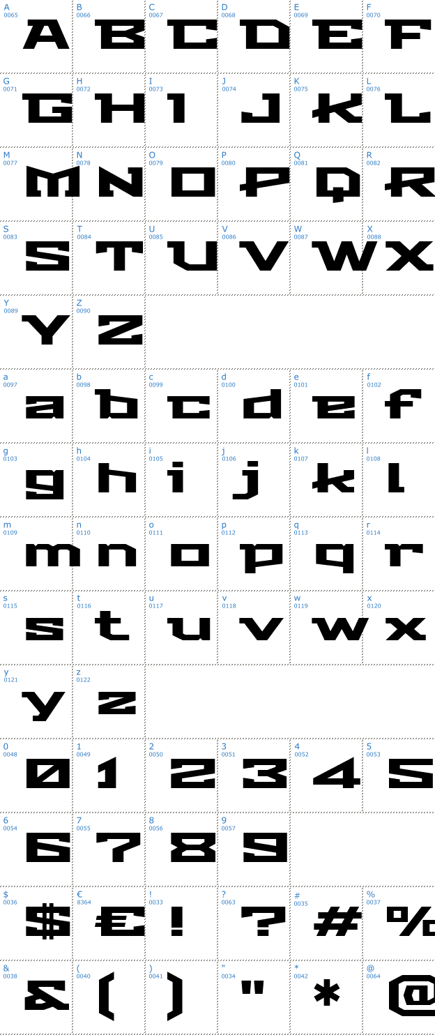 Schriftzeichen Stalin One Font