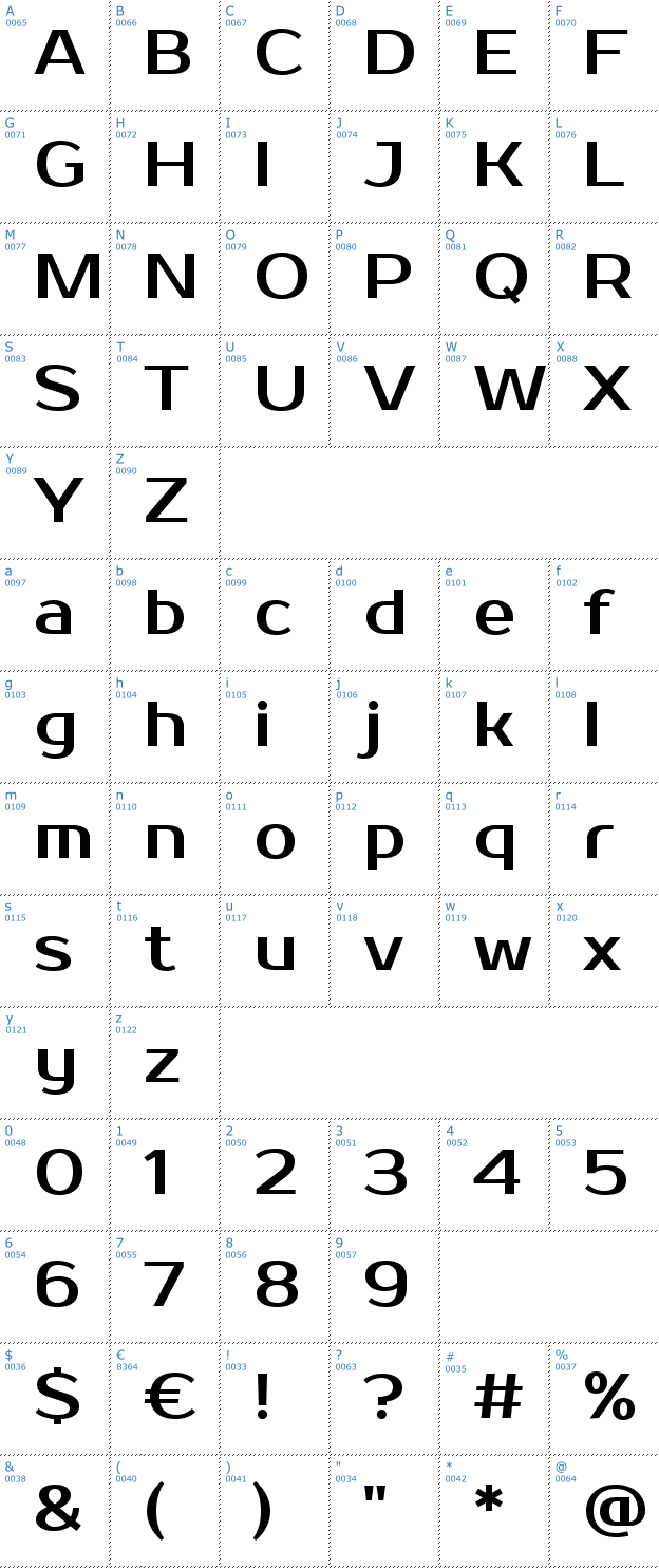 Schriftzeichen Prosto One Font