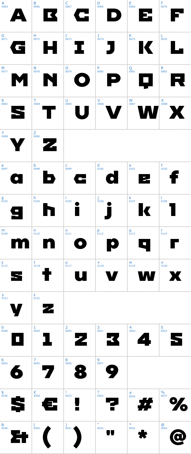 Schriftzeichen Imperial One Font