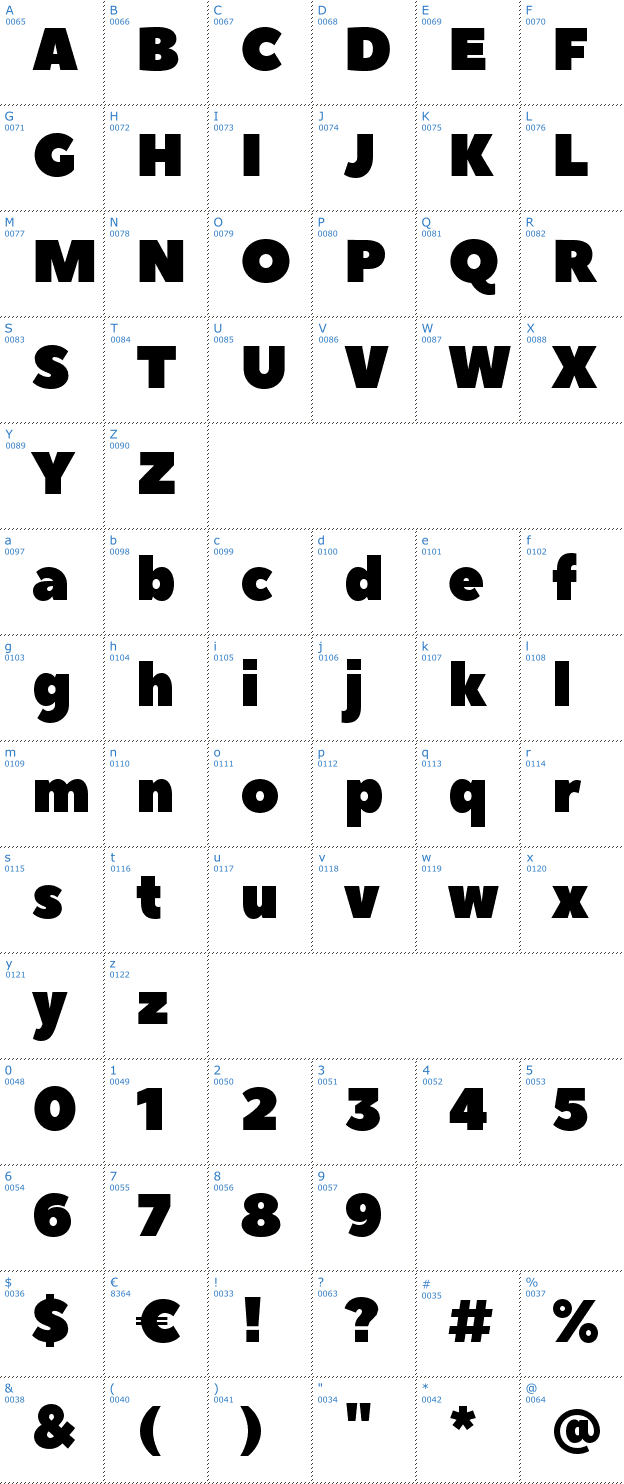 Schriftzeichen Peace Sans Font