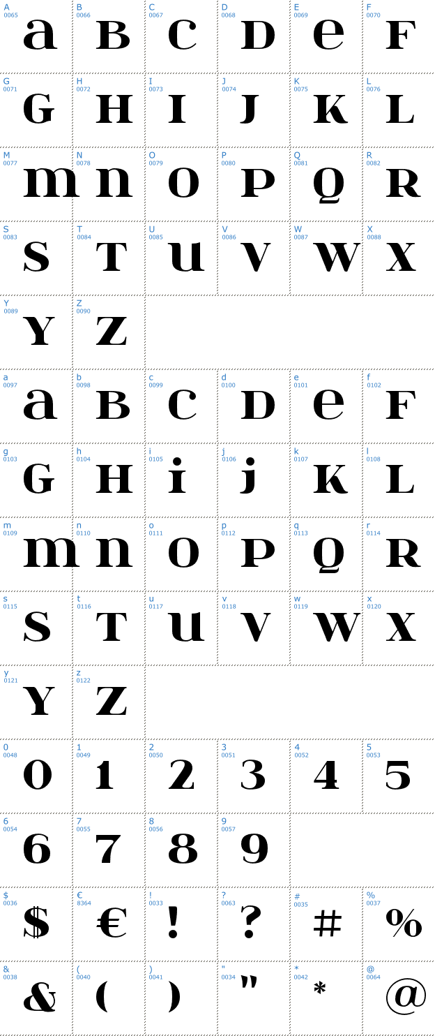 Schriftzeichen Itsadzoke Font