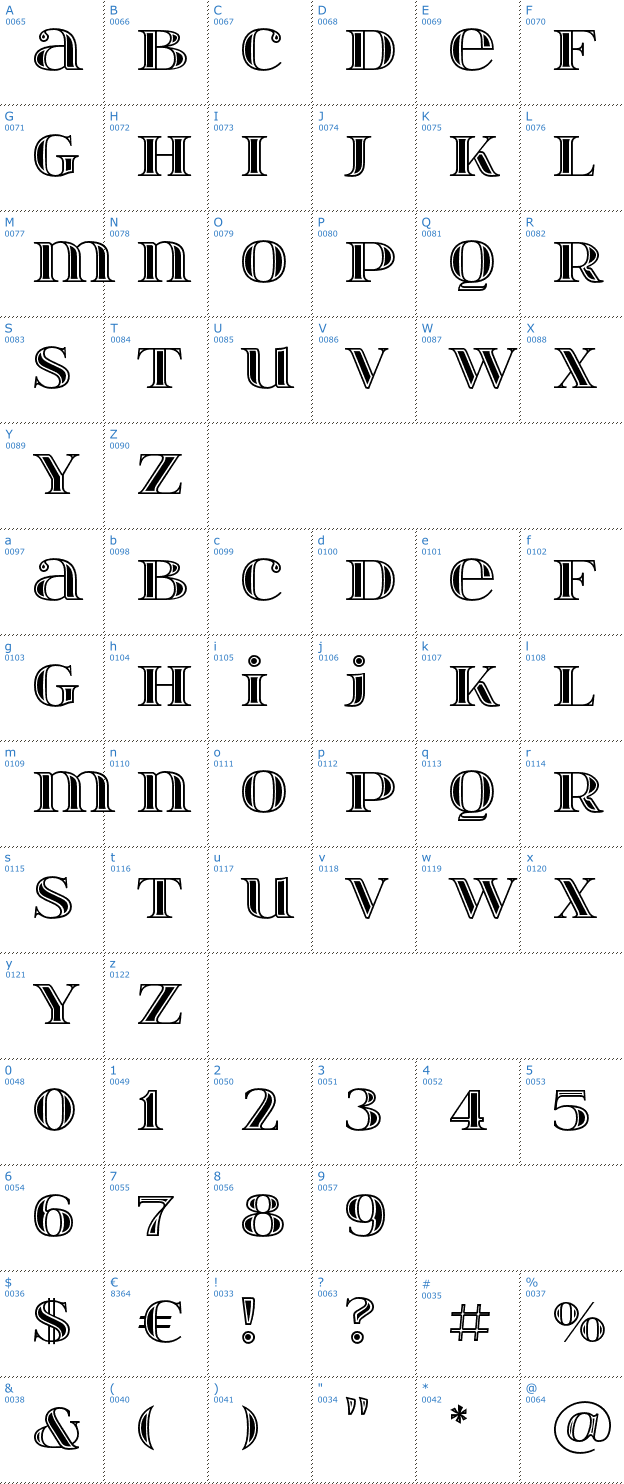 Schriftzeichen Itsadzoke S01 Font