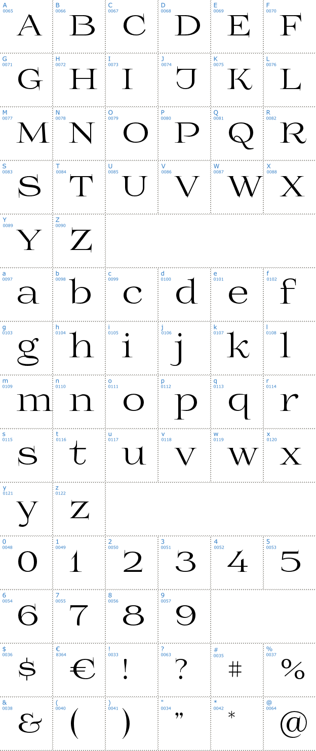 Schriftzeichen Prida01 Font