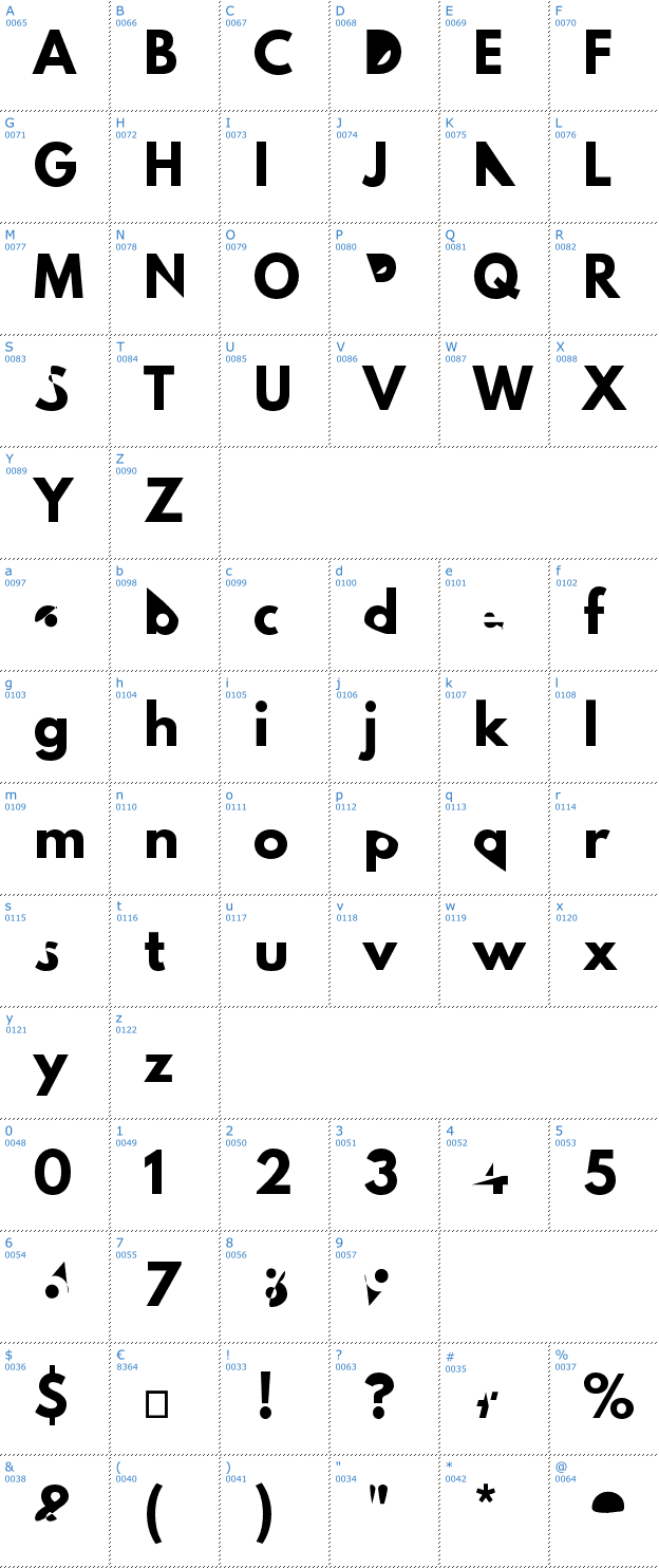 Schriftzeichen Hussar Dziwak Font