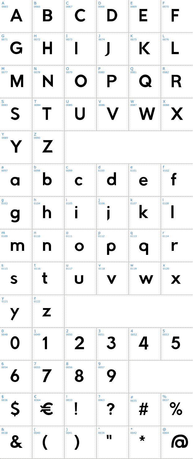Schriftzeichen Rabbid Highway Sign IV Font