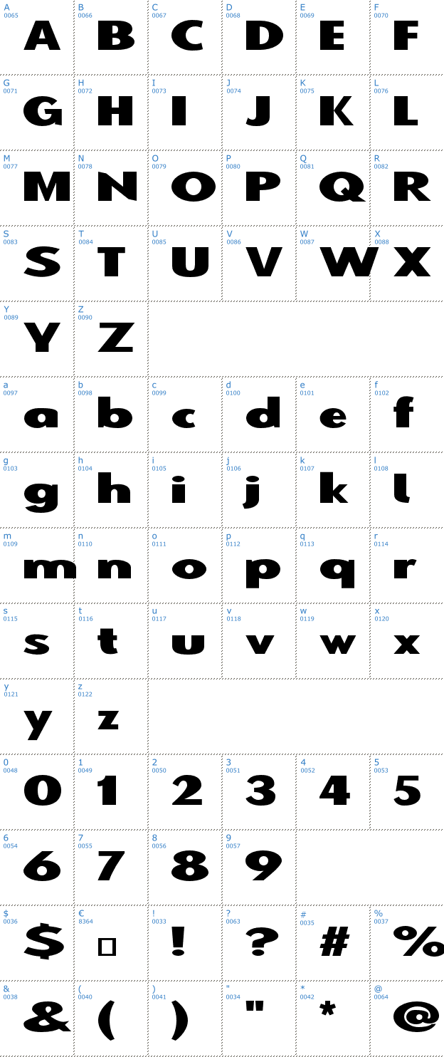 Schriftzeichen Warszawa Font