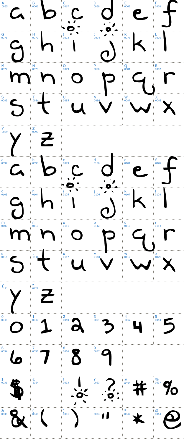 Schriftzeichen Teen Dreem Magazeen Font