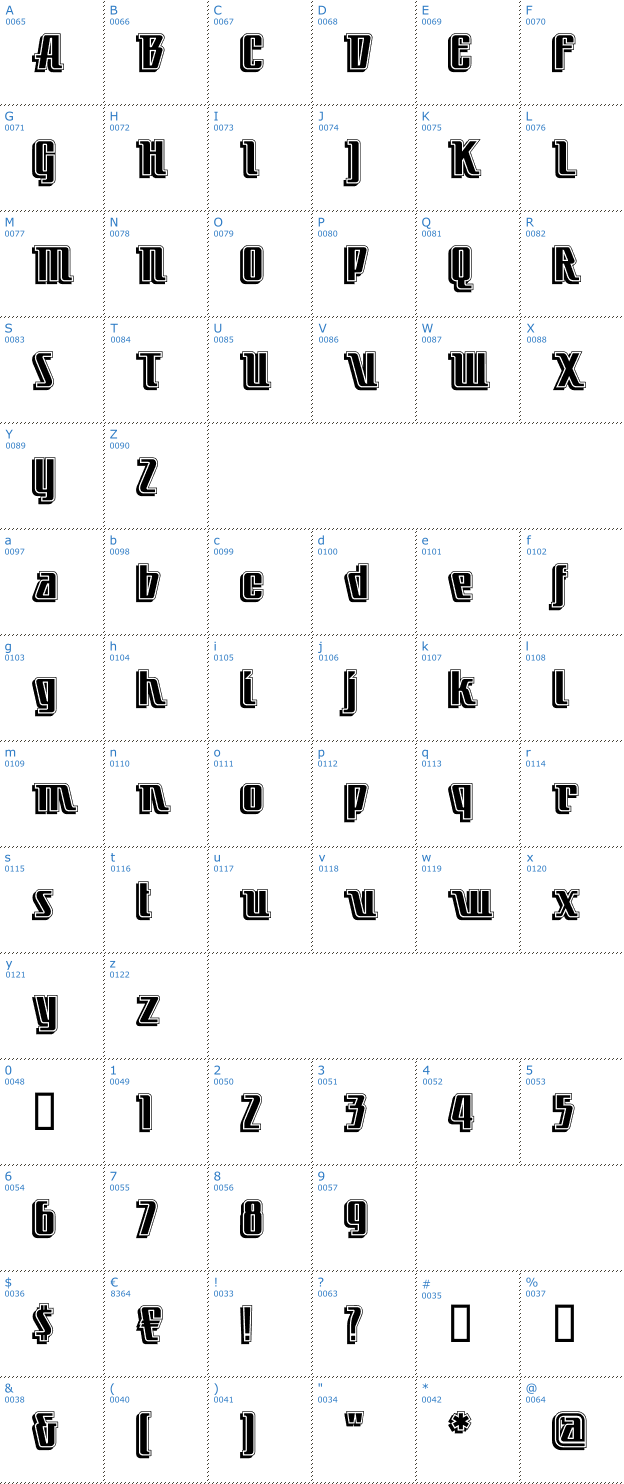 Schriftzeichen Little Deuce Coupe Font