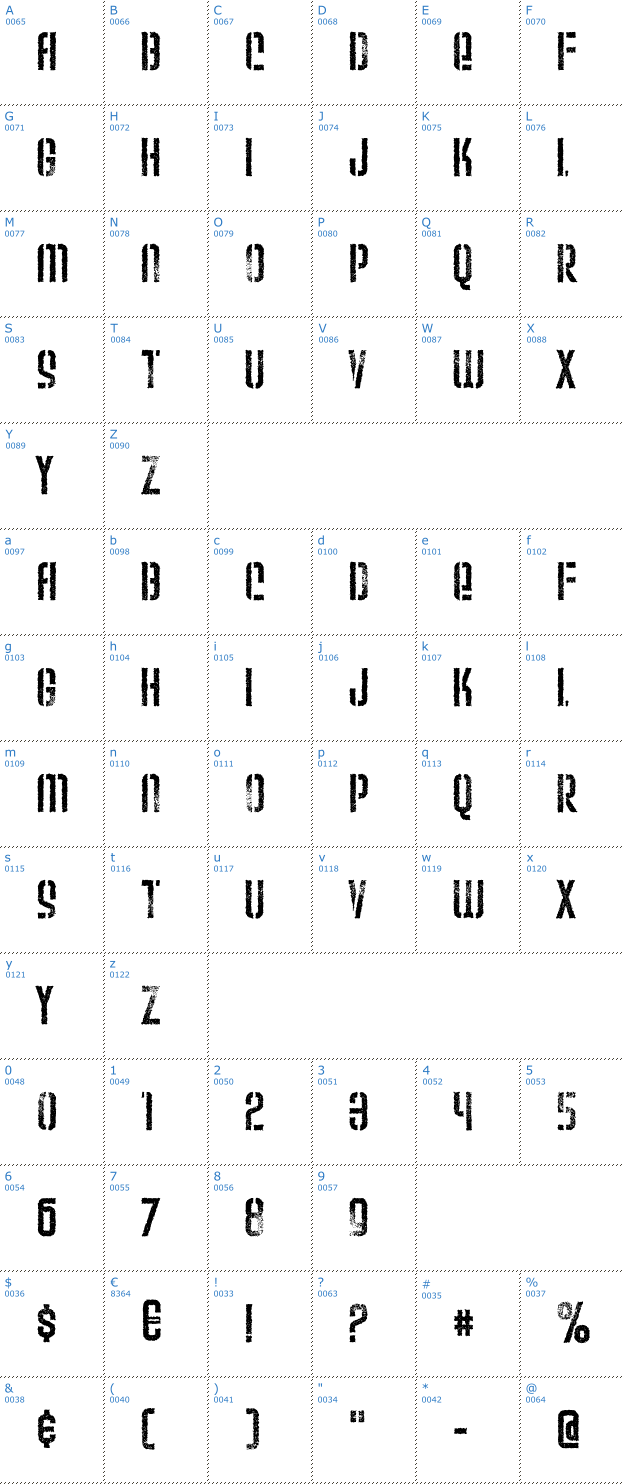 Schriftzeichen Weltron Urban Font