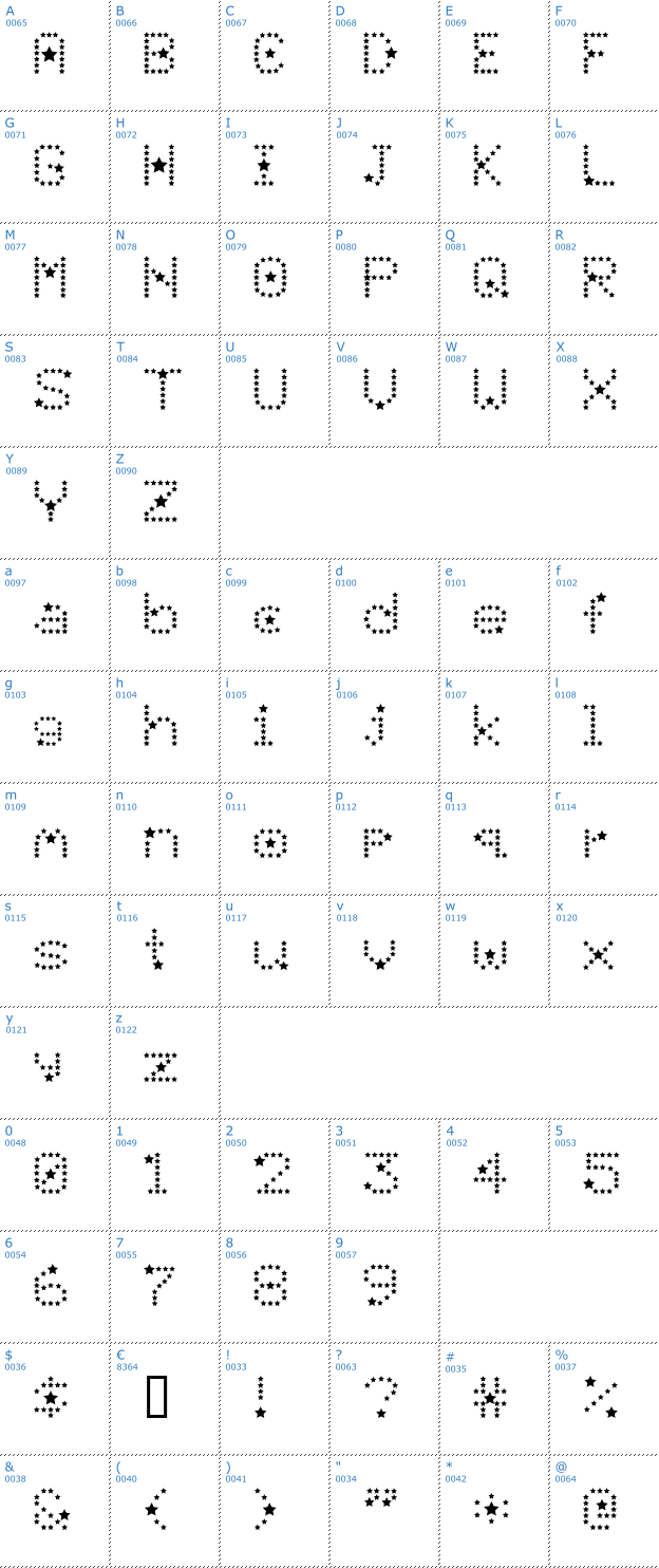 Schriftzeichen Divo Font